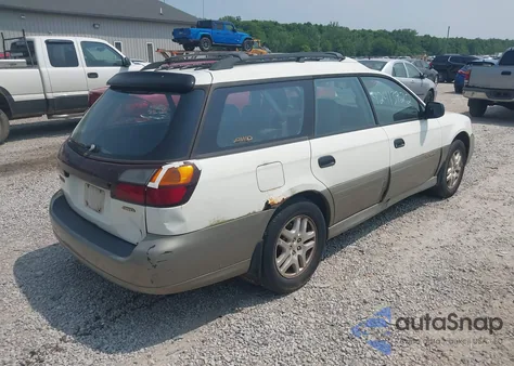 2000 Subaru Outback из США, поврежденный, VIN 4S3BH6757Y7631157